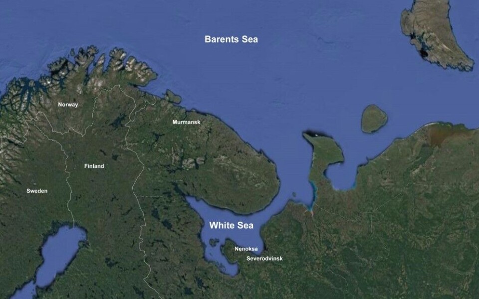 Map: Barents Observer / Google maps