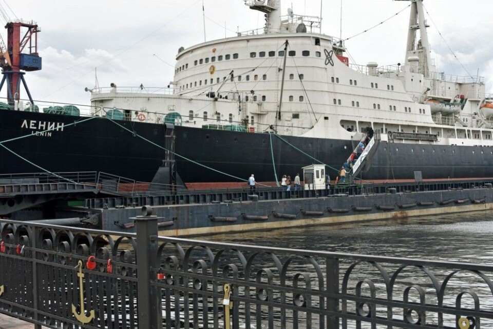 K-3 was supposed to be moored at the same pier as the Soviet Union's first nuclear-powered icebreaker Lenin which serves as a museum in Murmansk. Photo: Thomas Nilsen