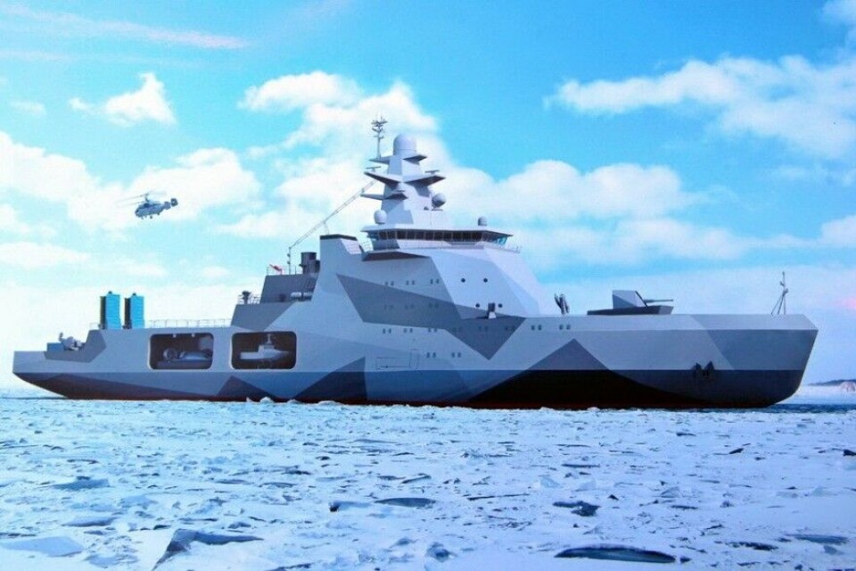 FSB's new Arctic patrol ship 'Purga' is scheduled for commissioning in 2024. Illustration: ruspekh.ru