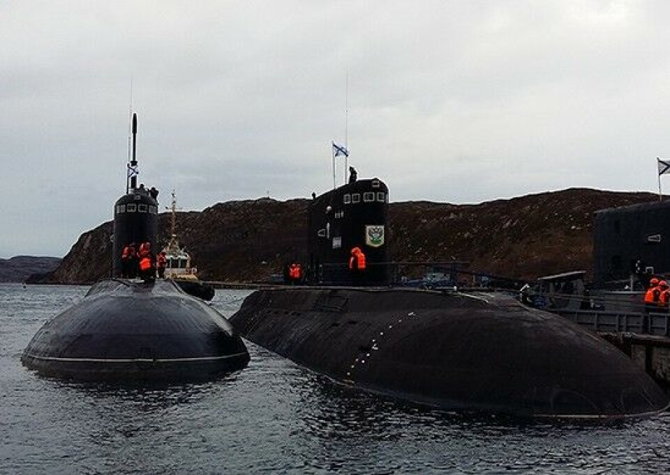 Black Sea Varshavyanka-class diesel-elctric submarines during Arctic training. Photo: Mil.ru