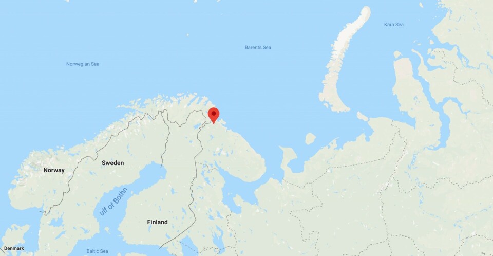 Zapolyarny is located along the border to Norway and Finland.