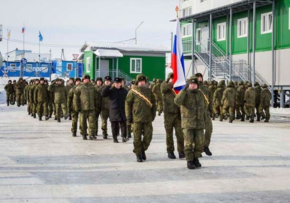 Parade for visiting Northern Fleet leaders. Photo: Mil.ru