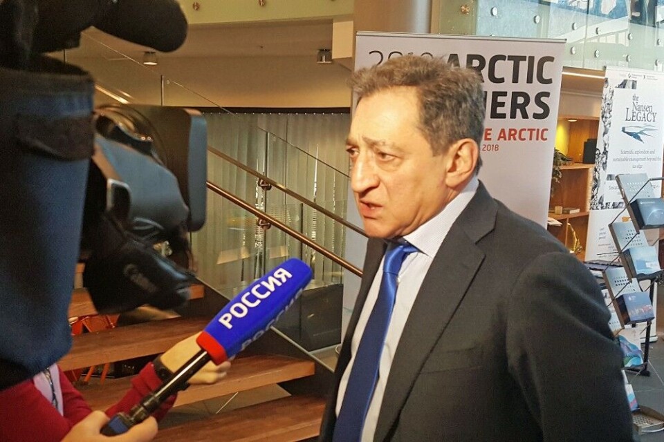 Russian Ambassador to Norway Teymuraz Ramishvili. Photo: Thomas Nilsen