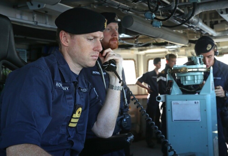 In September 2020, the British navy led the four-nation task group of warships and aircraft into the Barents Sea. Photo: Royal Navy