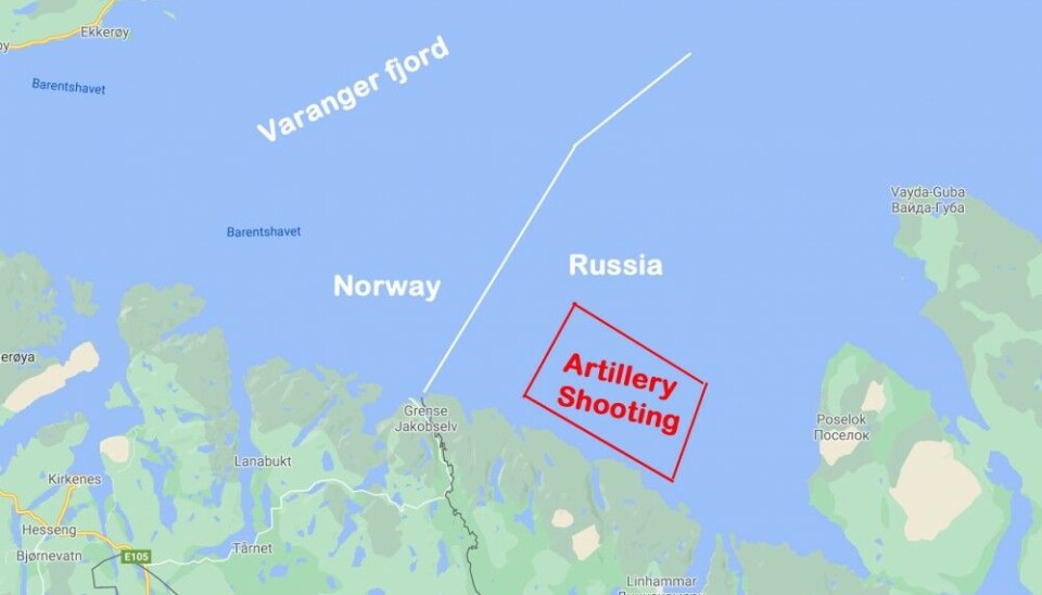 Карта: Barents Observer/Карты Google