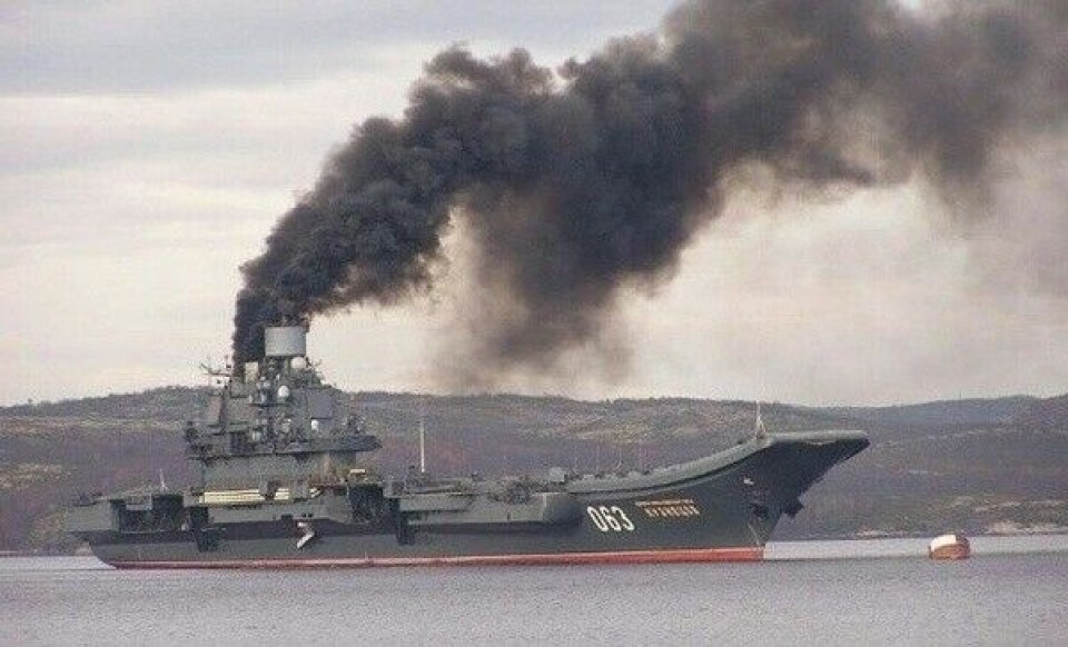 Admiral Kuznetsov in the Kola Bay. Photo: Wikipedia