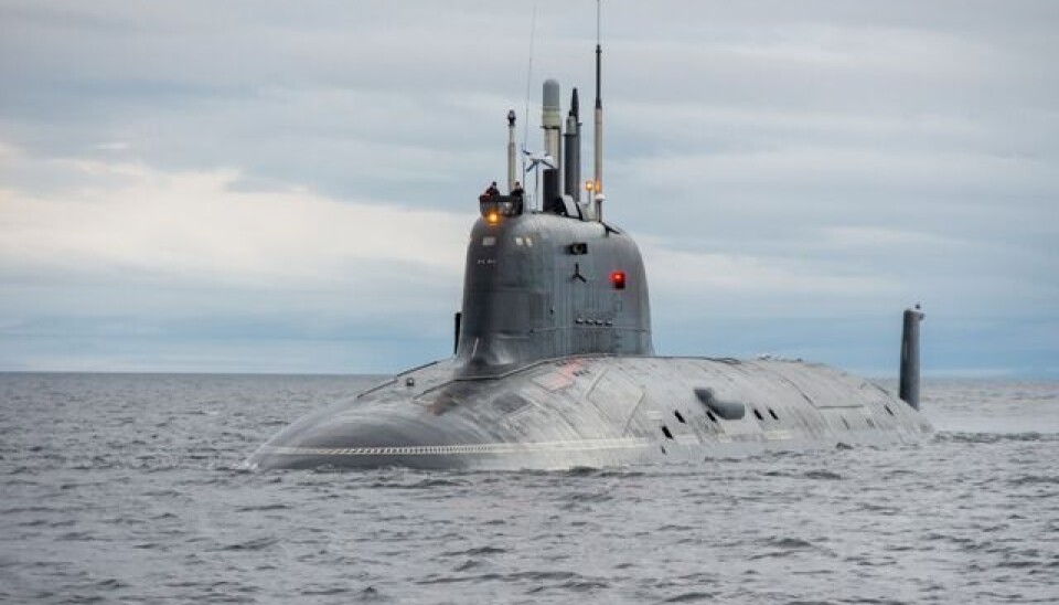 The Kazan multi-purpose submarine in the White Sea. Photo: Sevmash
