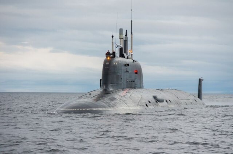 The Kazan multi-purpose submarine in the White Sea. Photo: Sevmash