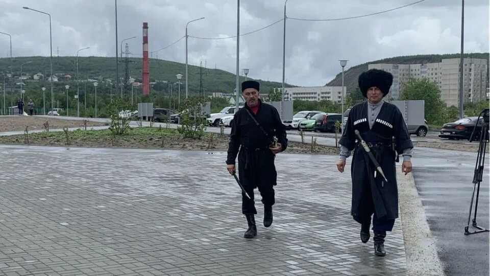Cossacks in Murmansk. Photo: Tatiana Britskaya