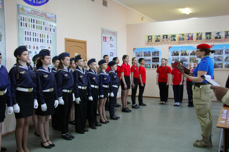 Yunarmiya is to be represented in every school in Murmansk. Photo: Yunarmiya Murmansk