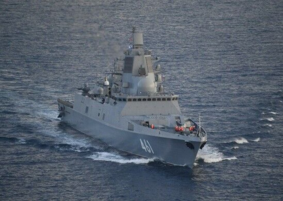 Commissioned in July 2020, the 'Admiral Kasatonov' is the newest frigate in the Northern Fleet. Photo: Russian Navy