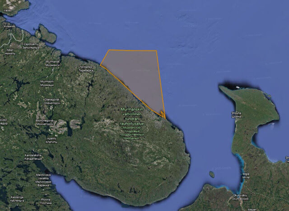 Barents Sea target area. Map by @MatchlessMan410
