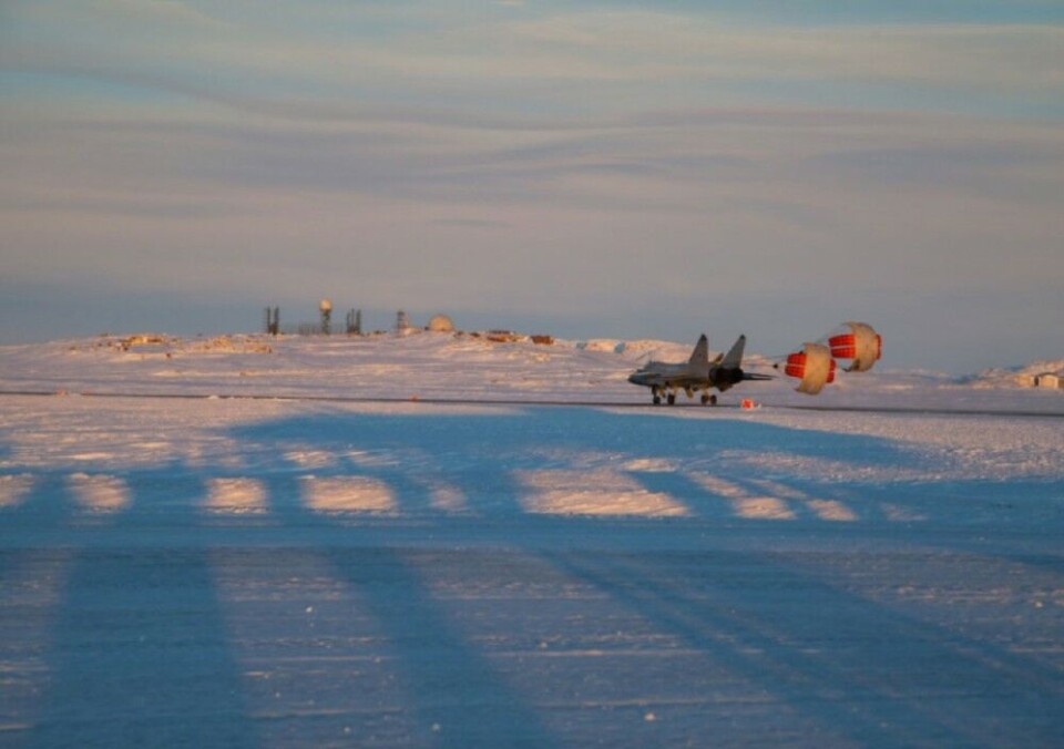 The Rogachevo airfield. Photo: Northern Fleet