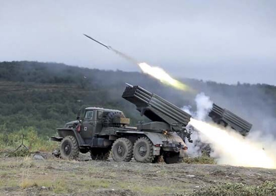 Mobile rocket launcher in the Pechenga valley. Photo: Press service of the Northern Fleet