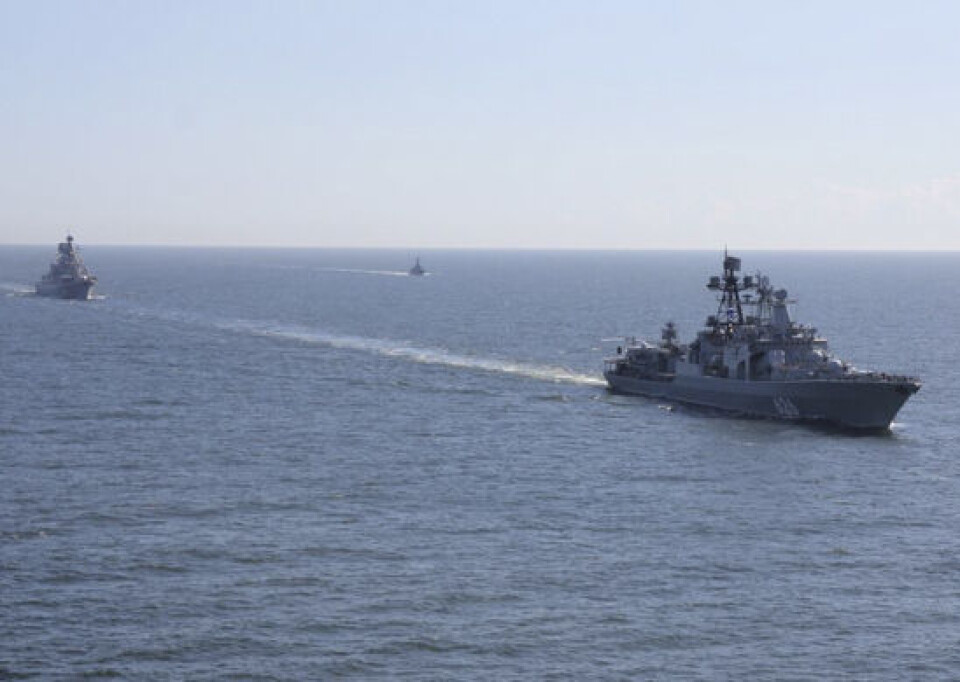 Northern Fleet suface ships are now sailing north towards the Barents Sea. Photo: Press service of the Northern Fleet