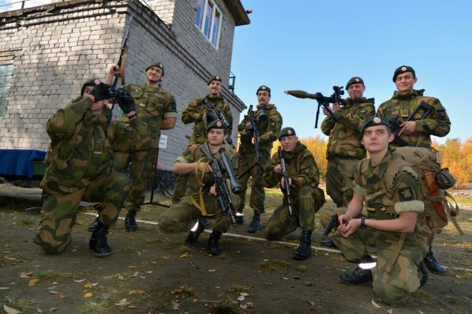 September 2013: Last time Norwegian soldiers were testing Russian weapons on Russian soil. Here at Salimijärvi shooting range near the border to Norway with soldiers from the Garrison of Sør-Varanger (GSV). Photo: Thomas Nilsen