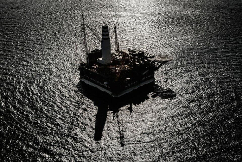 The Prirazlomnaya platform. Photo: Gazprom Neft