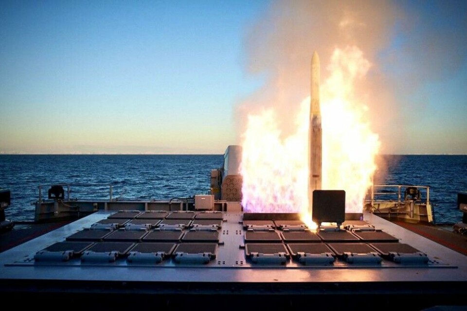 German warship tests missiles outside northern Norway