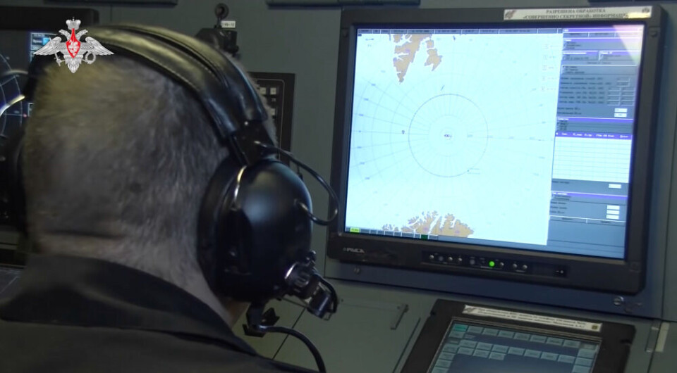 The Northern Fleet frigate 'Admiral Gorshkov' was at a position of about 25°E between North Cape and Hopen when the Tsirkon cruise missile was fired. This is just east of the so-called Bear Gap which is of great strategical importance as the Barents Sea meets the deeper Norwegian Sea to the west. Photo from video by the Russian Defense Ministry
