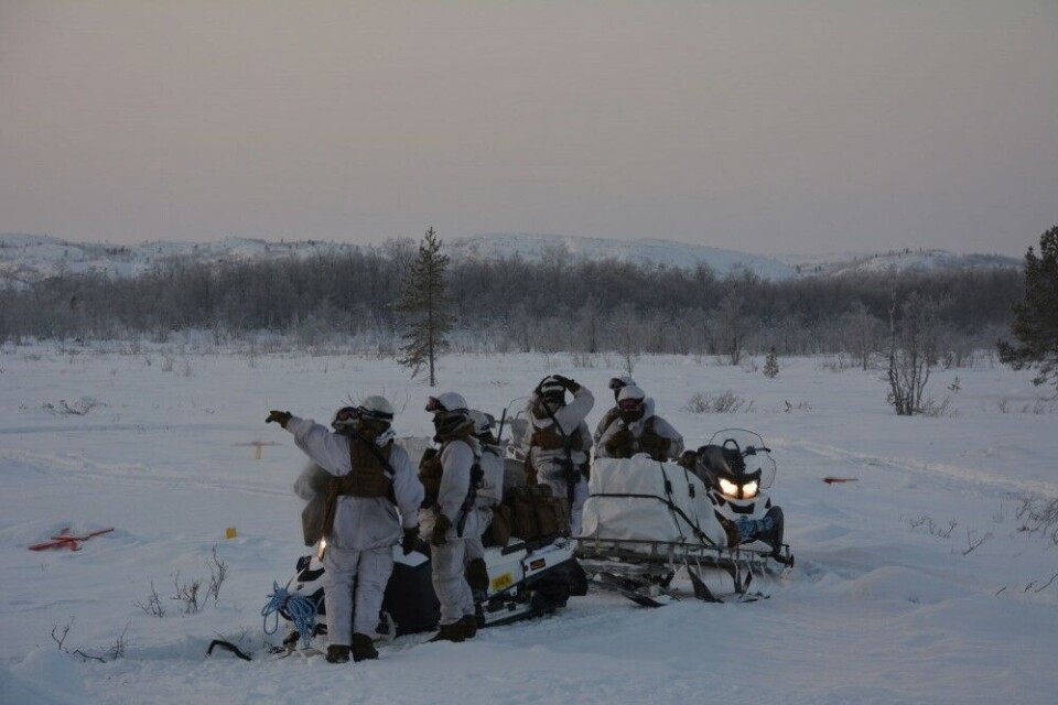 Norwegian border guards. Photo: Atle Staalesen