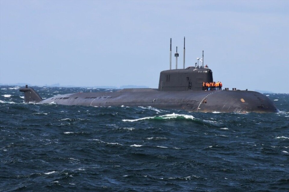 “Orel” lay dead in the water and it drifted with 1.5 knots towards the island of Sejerø. Photo: Royal Danish Navy / 3. Eskadre