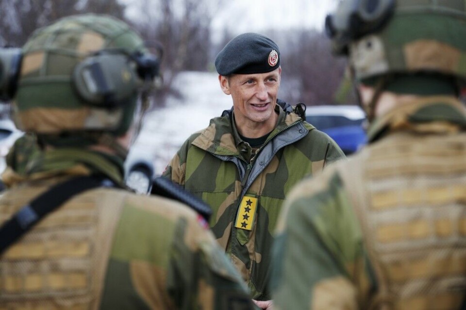 Chief of Defense Eirik Kristoffersen. Photo: Torbjørn Kjosvold / Forsvaret