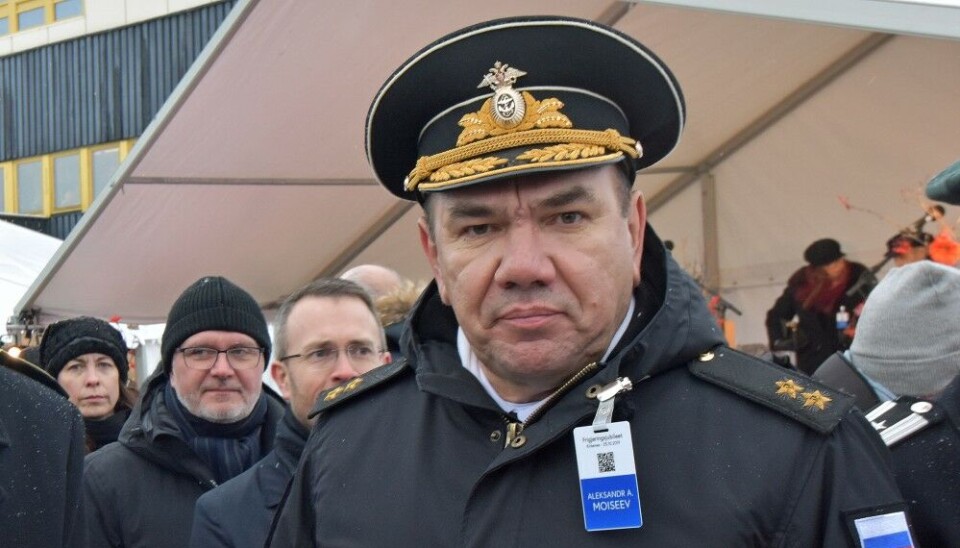 Russian Navy Commander-in-Chief, Admiral Aleksandr Moiseev.