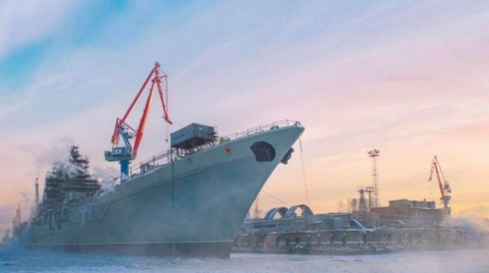 Still plenty of work with the cruiser that ultimately will be the most powerful vessel in the Russian Navy. The reconstruction is conducted by the Sevmash yard that is located on the White Sea coast. Photo: Sevmash