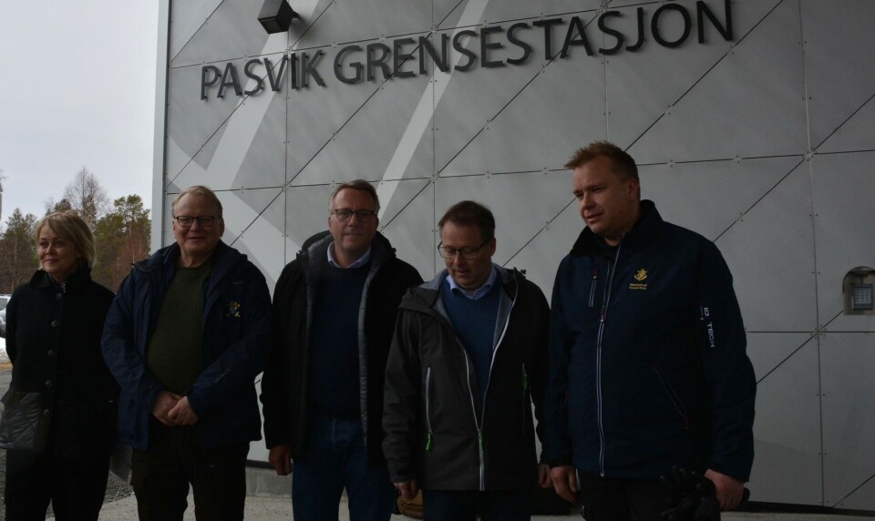 Nordic defence ministers in Svanvik, northern Norway. Photo: Atle Staalesen