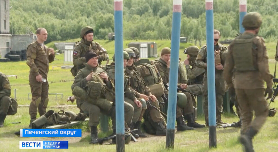 Making ready for the combat fields in Ukraine. Screenshot from GTRK Murman / Vesti