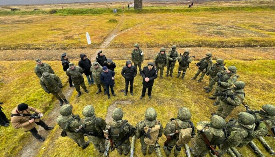 Training on shooting ranges located few kilometers from border to Norway. Photo: Governor Tsybulsky on VK