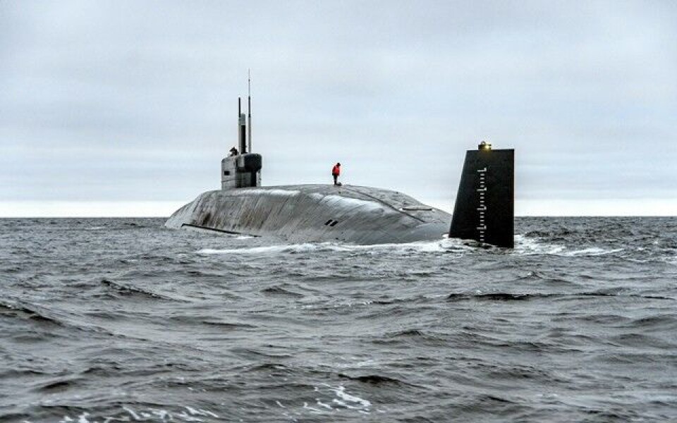 'Knyaz Vladimir' is the first Borei-A ballistic missile submarine to sail for the Russian navy. Photo: Y. Miropolsky / Sevmash shipyard