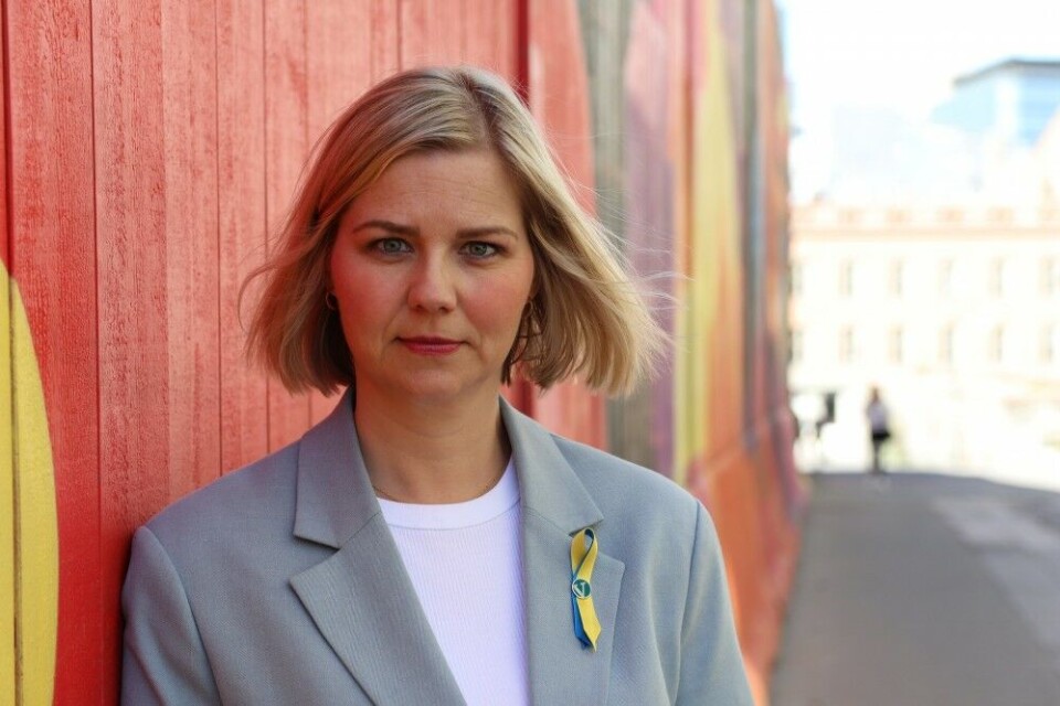 Guri Melby calls on the Government to follow the EU on banning Russian fishing boats. Photo: Baard Salvesen / Venstre