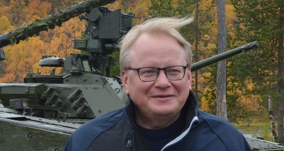 Swedish Minister for Defence Peter Hultqvist. Photo: Atle Staalesen