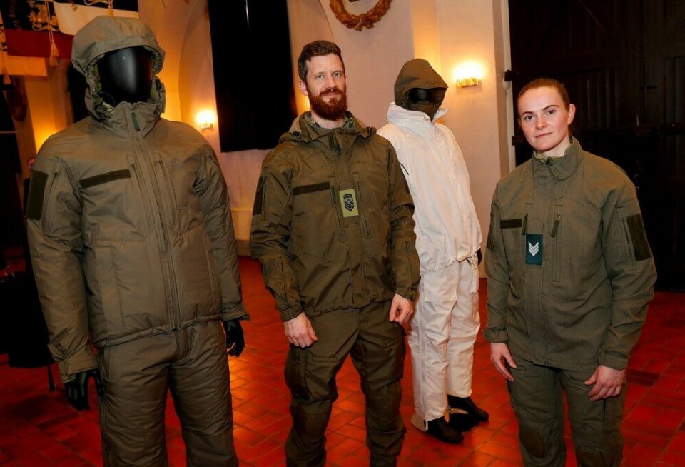 The new Nordic uniform. Photo: Torbjørn Kjosvold, Forsvaret