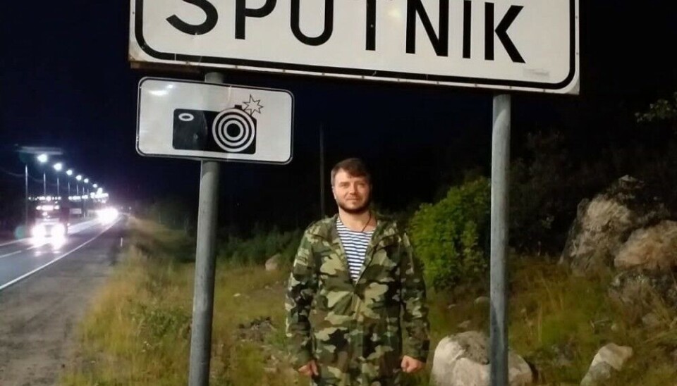 Father Sergei in Sputnik. Photo: private