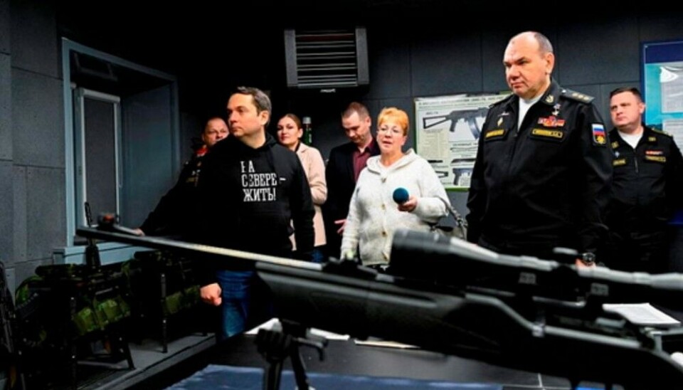 Northern Fleet Head Commander Aleksandr Moiseev (right) and Murmansk Governor Andrei Chibis at opening of the Avangard Center in Severomorsk. Photo: press service of Northern Fleet