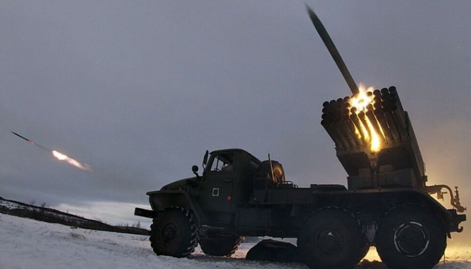200th Motorised Rifle Brigade exercise shooting with Grad. Photo: Russian Armed Forces