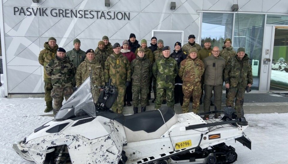 Top leaders from NATO’s command structure met at Pasvik Border Station next to Norway’s borderline with Russia in the north. Photo: Thomas Nilsen