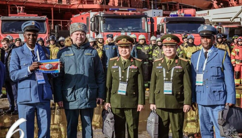 Foreign observers at Emercom's exercise Secure Arctic 2023. Photo: Emercom Murmansk