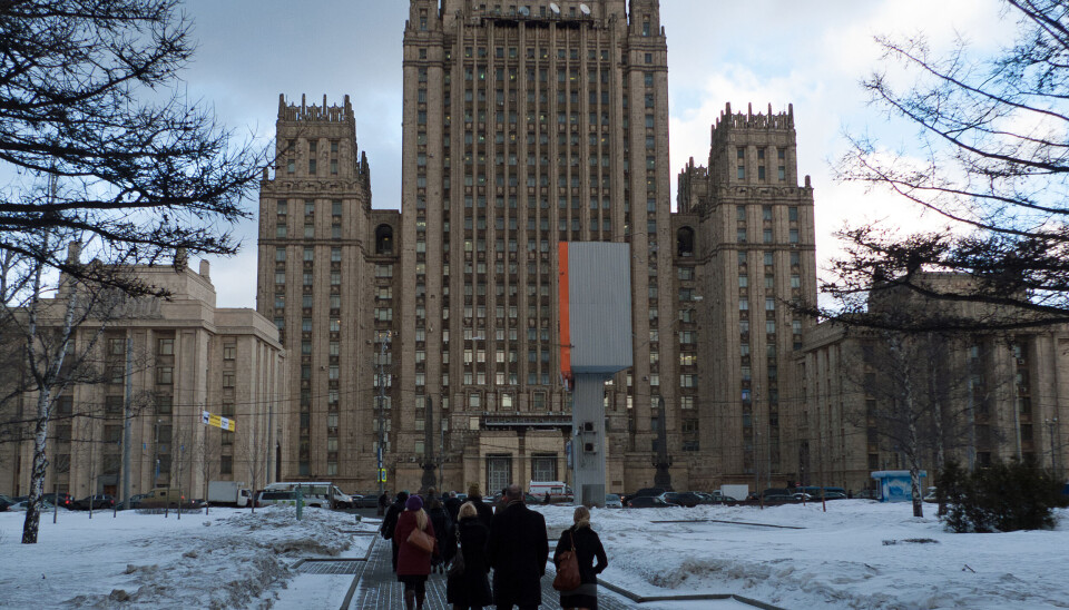 Russian Foreign Ministry building in Moscow. Photo: Thomas Nilsen