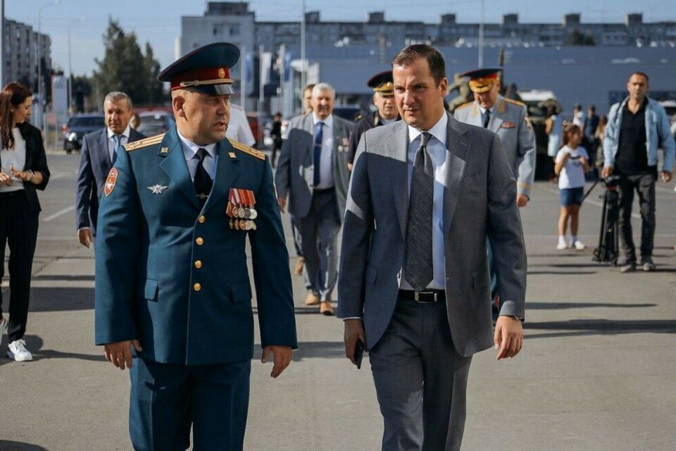 Governor Aleksandr Tsybulsky has himself served ten years in the Russian Armed Forces. Photo: Tstybulsky at Telegram t.me/Tsybulskiy_A