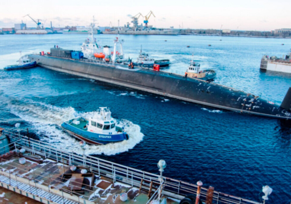 “Knyaz Vladimir” at the Sevmash yard in Severodvinsk. Photo: Sevmash yard