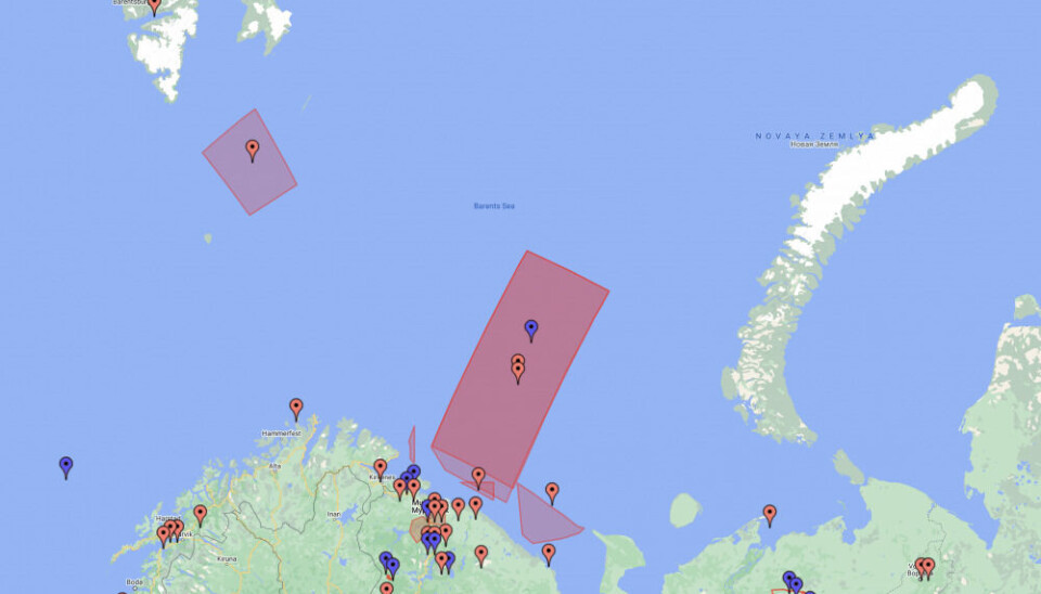 Screenshot from NotamMap.net