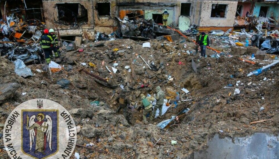 Bombers from Kola Peninsula were part of the attack that created devastation in downtown Kyiv on 2nd of January 2024. Photo: city authorities in Kyiv