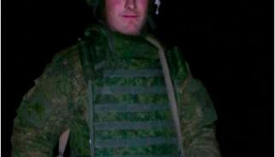 Vladislav Salyavin is a military man. Photo from his personal Facebook page