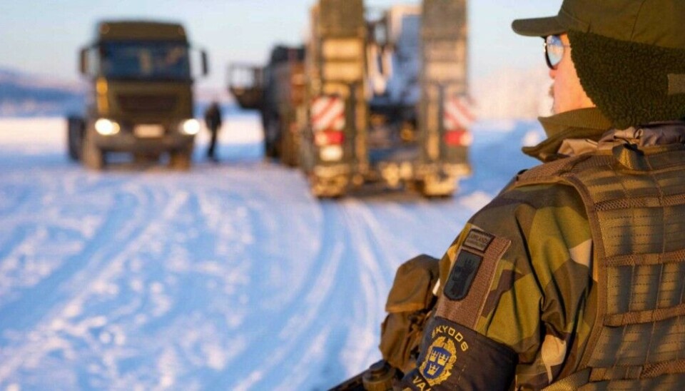 Swedish Armed Forces ready to lead US troops through Sweden to Finland. Photo: Jens Åkerlund/Försvarsmakten