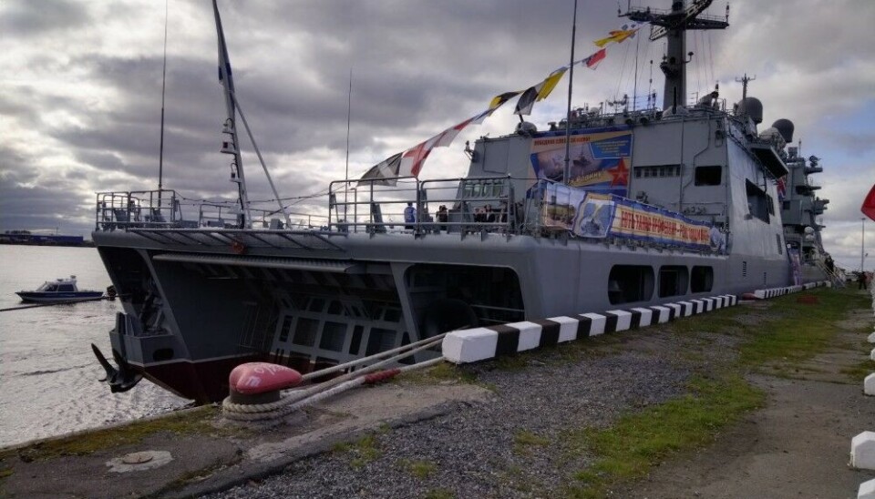 Warship arrives in Arkhangelsk on propaganda tour