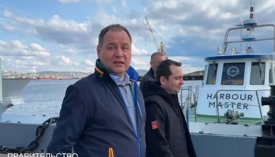 Belarus PM Roman Golovchenko discusses cooperation with Murmansk Governor Andrei Chibic. Photo: screenshot from video by Government of Belarus