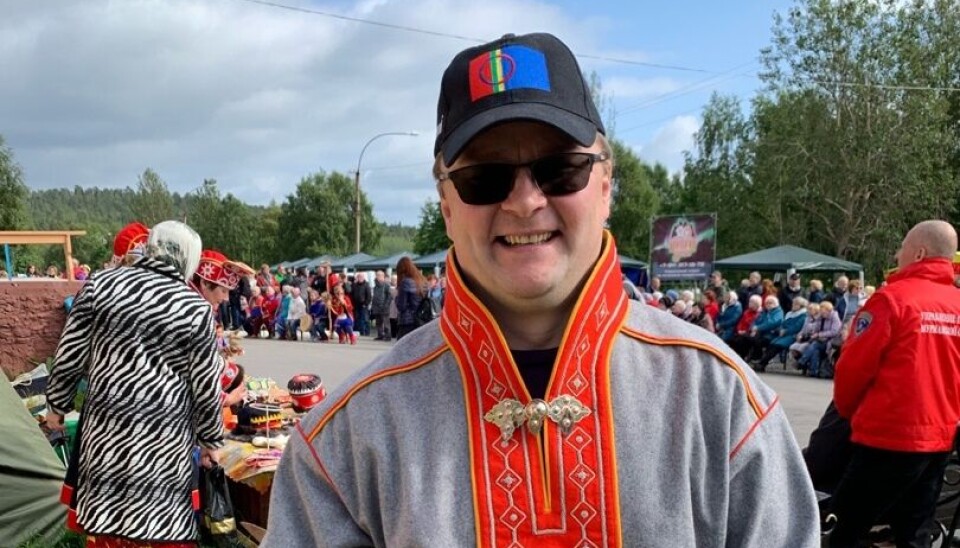 Евгений Юшков в национальном костюме саами. Фото с личной страницы